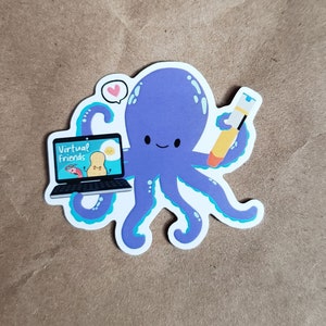 EPI-c Octopus Friendship (Inclusion pack, Epipen, Epi pen, Allergy, Allergies, Anaphylaxis, Peanut, Assistive Devices, Waterproof Stickers)