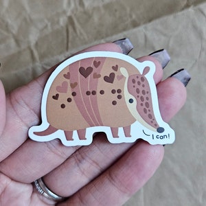Messaggio Braille Armadillo (Non tattile* Disabilità visiva, Inclusione, Comunicazione, Accessori per la vita medica, Adesivi impermeabili)