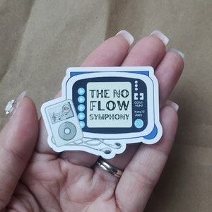 Sticker Kangaroo Joey Pump - No Flow Symphony (Tubie, G-tube, GJ Tube, NJ Tube, Alimentation entérale, Accessoires de vie médicale, étanche)