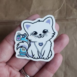 O2 Prong Kitty (pacchetto di inclusione, ossigeno, cannula, cannucce, serbatoio, dispositivi di assistenza, bisogni speciali, vita medica, adesivi impermeabili)