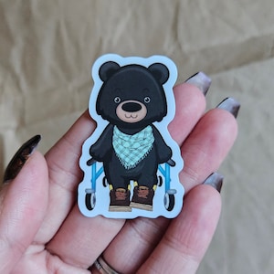Fantastico Walker Bear (inclusione, stander, telaio in piedi, AFO, plantari caviglia-piede, dispositivi di assistenza, bisogni speciali, adesivo impermeabile)
