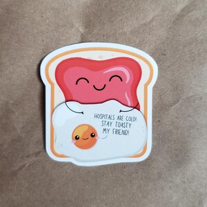 Restez bien au chaud ! (Soignant, motivationnel, drôle, vie médicale, cadeau, encouragement, soins complexes, autocollant étanche)