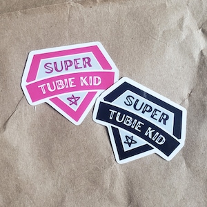Super Tubie Kid, Hero Tubie G-tube Button (autocollants étanches)