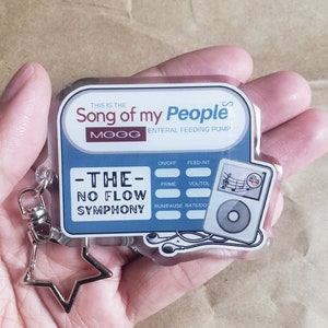 Keychain - No Flow Symphony (Infinity Pump) Epoxy Keychains