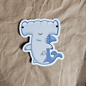 Requin tubie décan (décanulation, trachéotomie, Trach grad, Gtube, entéral, accessoires de vie médicale, inclusion, autocollants imperméables)
