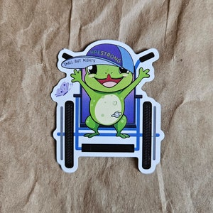HPE Rare Frog (oloprosencefalia, labbro leporino, malattia rara, epilessia, microcefalia, gtube, accessori per la vita medica, adesivi impermeabili)