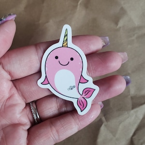 Tubie Narwhal, adesivi per alimentazione tubo Narwhal rosa, pulsante tubo G Tubie (adesivi impermeabili)