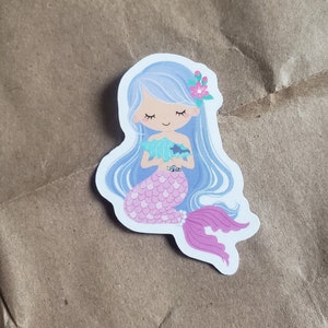 Mer-Tubiie Magic, Mermaid Tubie G-tube Button (wasserfeste Aufkleber)