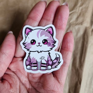 Adesivo Shining Star AFO Tubiie Kitty (malattia rara, tubo G, ortesi per caviglia e piede, inclusione, accessori per la vita medica, impermeabile, regalo)