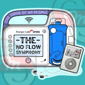 "Omni Kangaroo Pump ""No Flow Sinfonie"" (Tubie, G-tube, GJ Tube, NJ Tube, Enterale Ernährung, Medizinisches Leben, wasserdichte Aufkleber)"