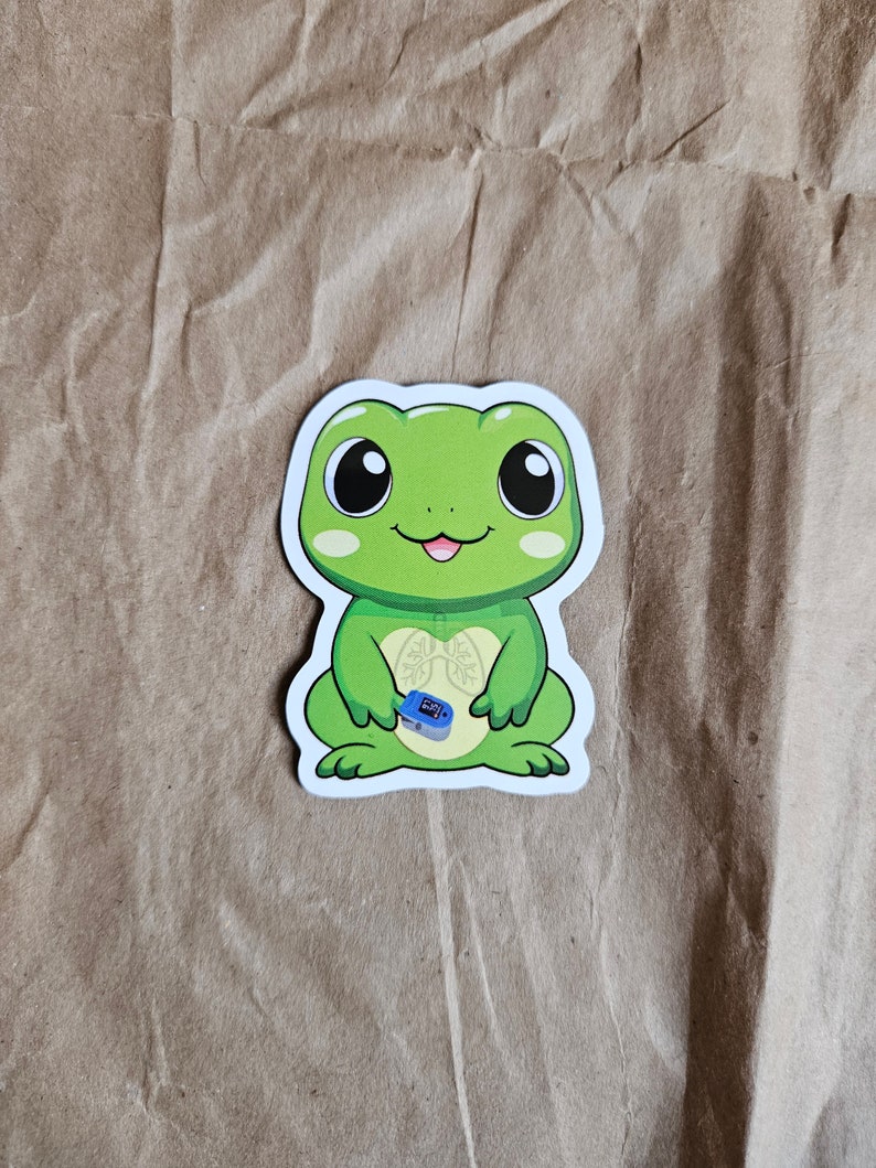 Pulseometer Sticker Pulse Oximeter Frog (inclusion Pack, Oxygen, O2, Canula, Assistive ...