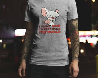 pinky brain shirt etsy