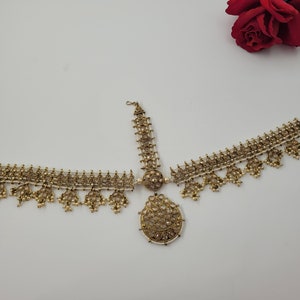 Polki Matha Patti - Indian Jewelry - Indian Fashion - Indian Bridal Jewelry - Ethnic Jewelry - Hair Jewelry