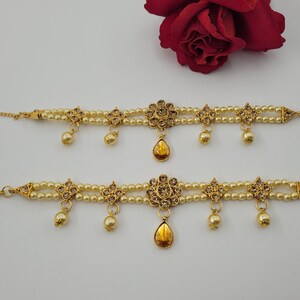 Bajubandh Pair / Arm Jewelry / Bajubandh / Indian Jewelry / Statement Arm Jewelry / South Indian / Bridal Jewelry / Wedding Jewelry