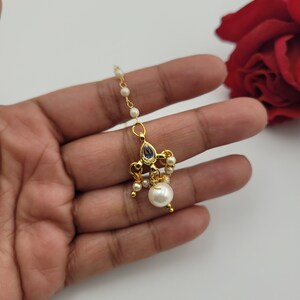 Small Kundan Bindi Maang Tikka Indian 
