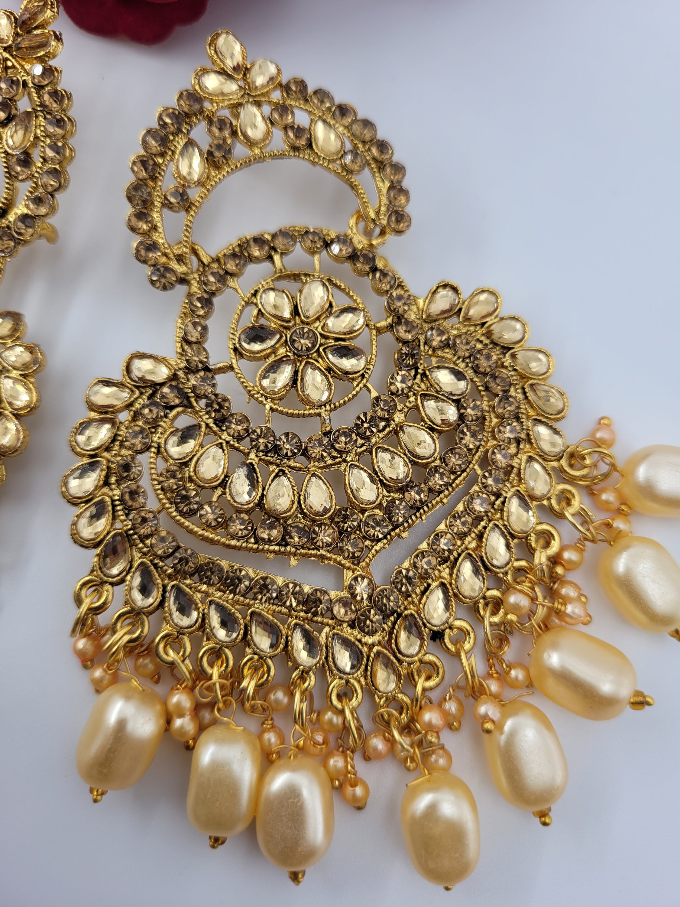 Details 231+ big indian earrings