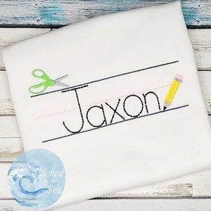 Girls Back to School Shirt, Kindergarten Shirt, Embroidered School Shirt, Back to School Outfit, Boys Back To School, Girls Ruffle Shirt