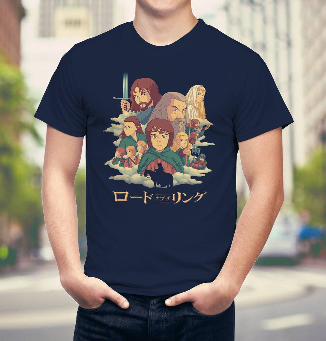 Anime Jungle Couple Retro Wild Life - Anime And Manga - T-Shirt