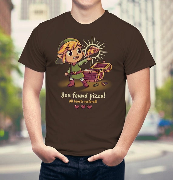 You Found Pizza All Hearts Restored T-shirt // Cute & Funny Gaming