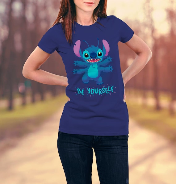 rook Verklaring Varen Be Yourself Shirt // Cute Stitch Alien T-shirt // 90s Kid - Etsy