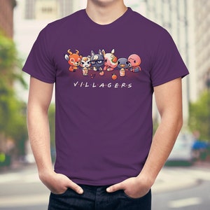 Villagers Animal Crossing T-Shirt // Marshal, Raymond, Beau, Marina, Roald, Merengue Tee // ACNH Shirt // New Horizons // Kawaii Cute Games image 2