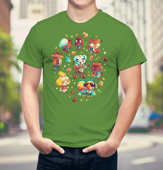 Motif tee shirt animal crossing deals
