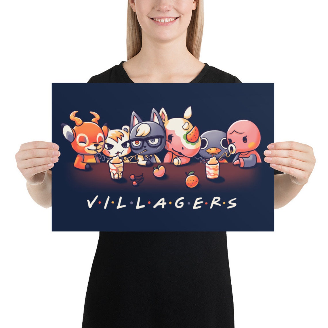 Villagers Poster // ACNH Print // Animal Crossing Poster // Etsy