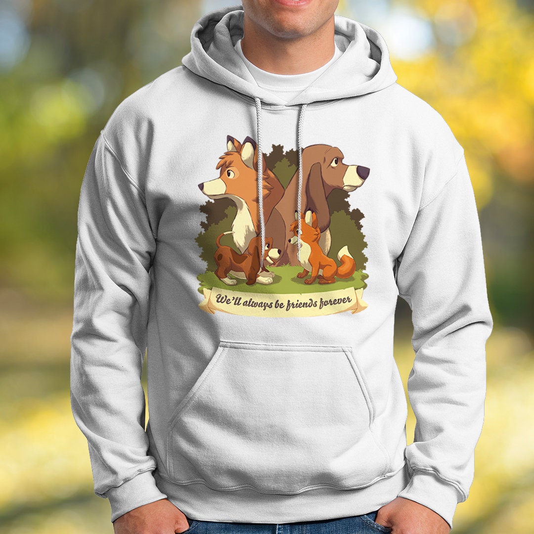 Fox and the Hound Hoodie Etsy Canada