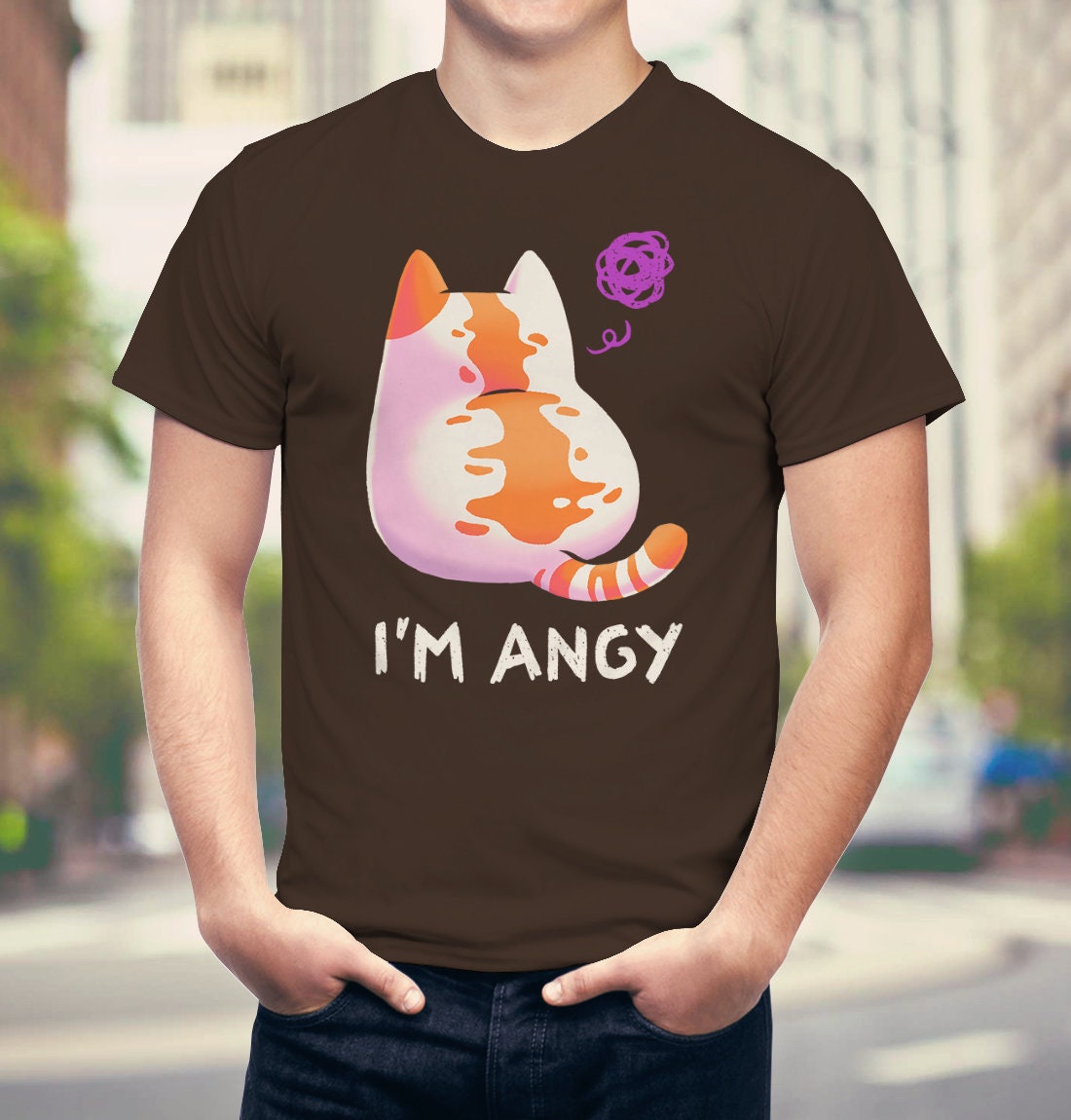 No Talk Me I'm Angry ,cute cat , angry cat , kitty' Sticker