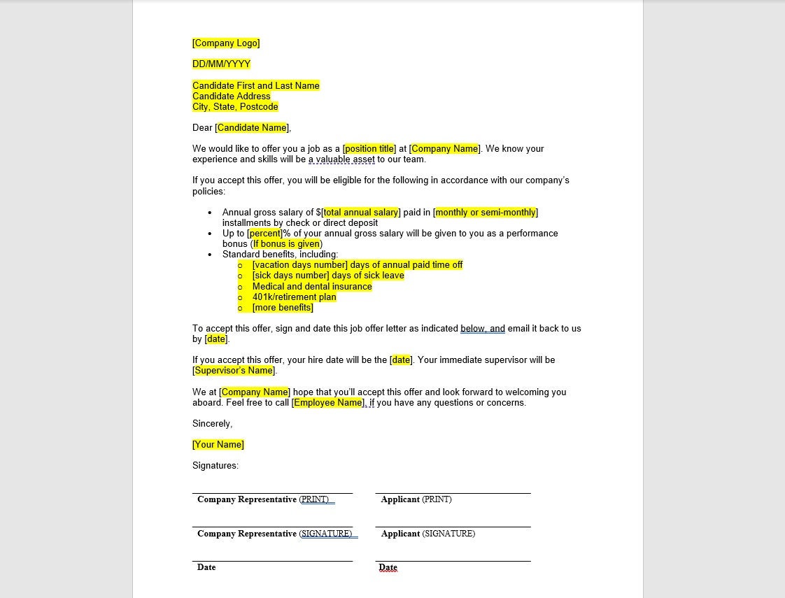 Informal Job Offer Job Offer Letter Job Offer Template Letter Job informal-job-offer-job-offer-letter-job-offer-template-letter-job
