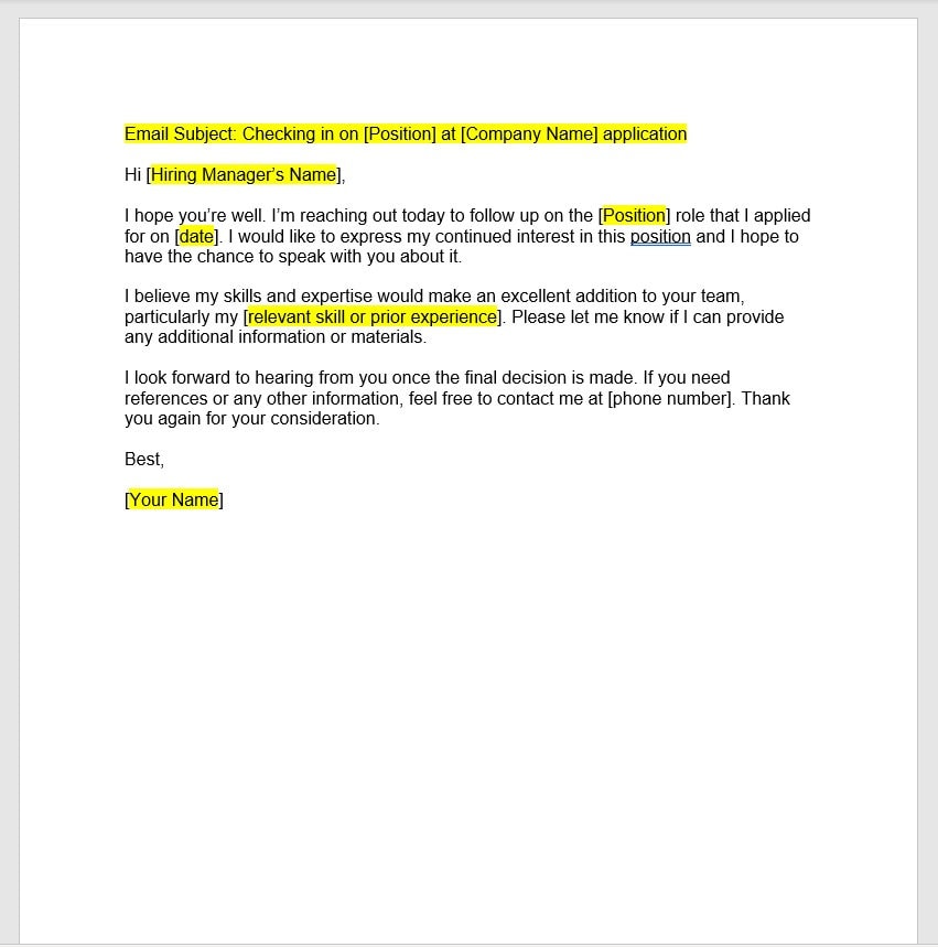 Job Follow up Email Template Follow up Email Letter Follow up Email Job Follow up Email Template Follow up Email Letter Follow up Email
