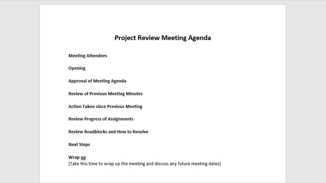 Project Review Meeting Agenda Template Meeting Agenda Staff Meeting project-review-meeting-agenda-template-meeting-agenda-staff-meeting