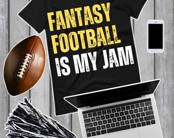 El fútbol de fantasía es mi pasión, fiesta divertida de fútbol de fantasía, camiseta de fútbol de fantasía, camiseta de fútbol de fantasía, regalo para fanáticos del fútbol