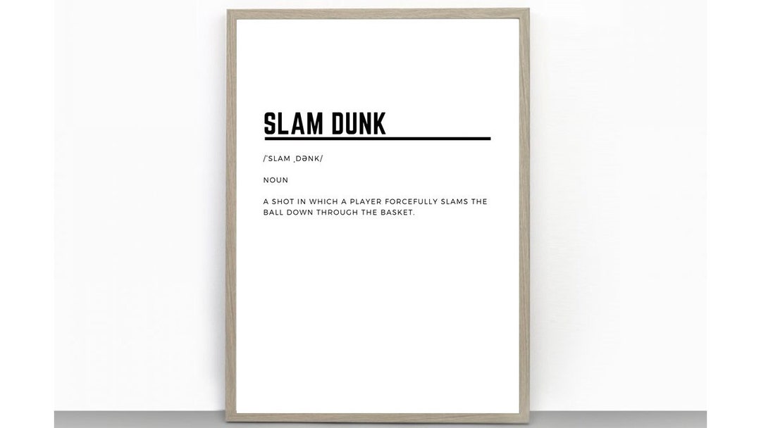 slam dunk urban dictionary