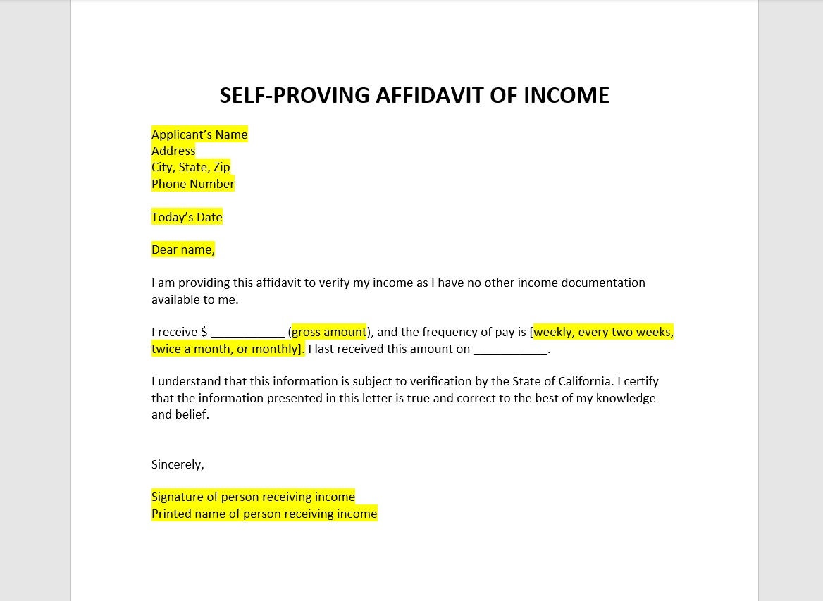 Affidavit of Affidavit of Letter, Affidavit of Affidavit of Affidavit of Letter, Affidavit of