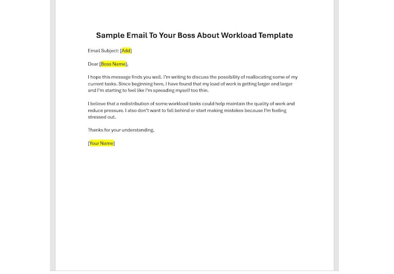 Sample Email To Your Boss About Workload Template Email To Your Boss sample-email-to-your-boss-about-workload-template-email-to-your-boss