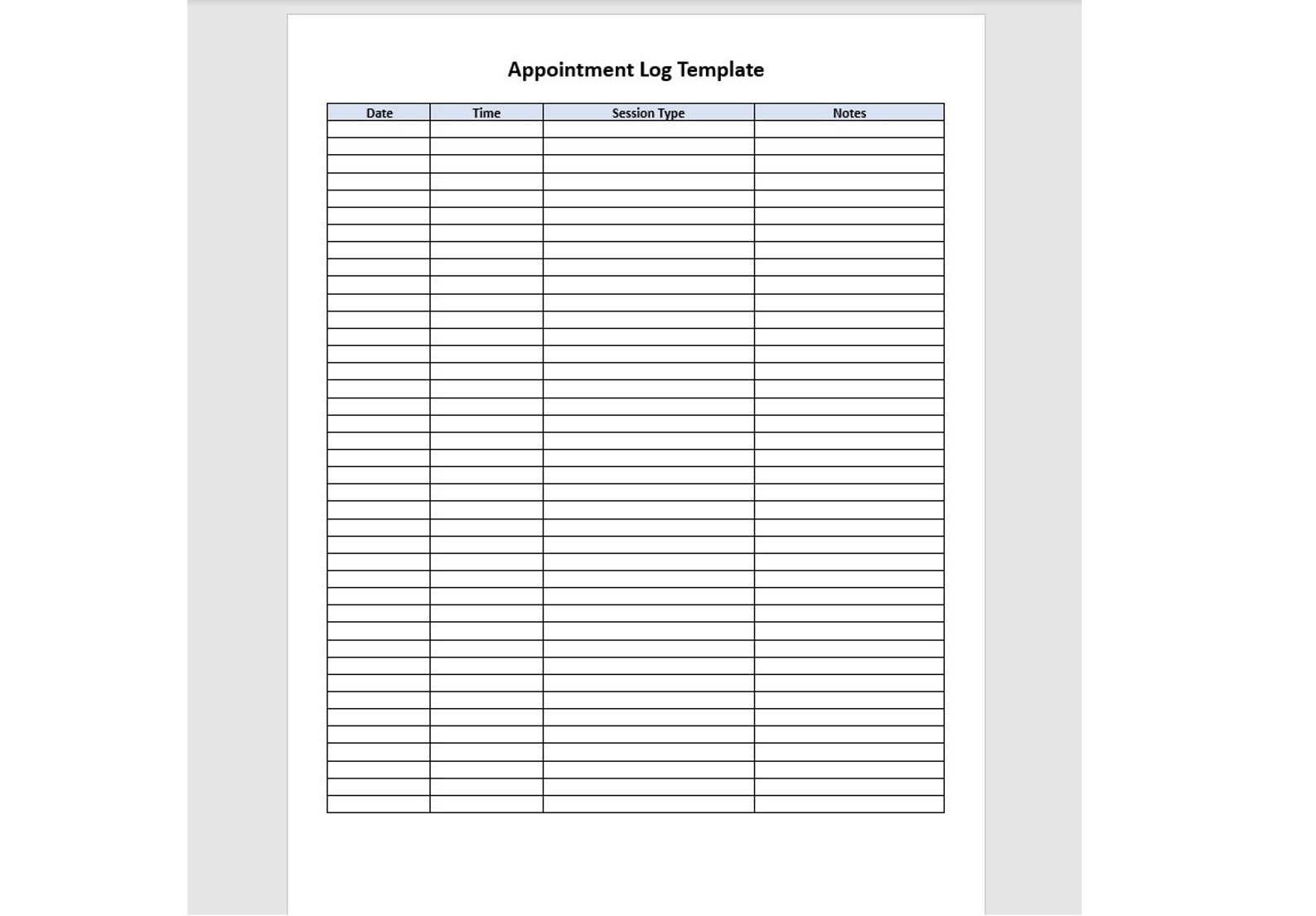 Editable Appointment Log, Appointment Log Template, Appointment Log Editable Appointment Log, Appointment Log Template, Appointment Log