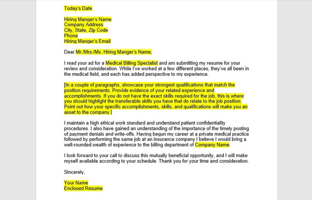 Medical Billing Specialist Cover Letter Cover Letter Template medical-billing-specialist-cover-letter-cover-letter-template