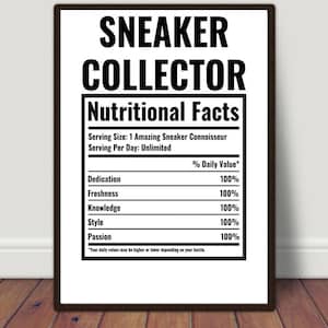 Sneakerhead, Wall Print, Sneaker Lover, Men Bedroom Art, Shoe Lover Gift, Teen Bedroom Print, Sneaker Poster, Hypebeast, Sneaker Poster