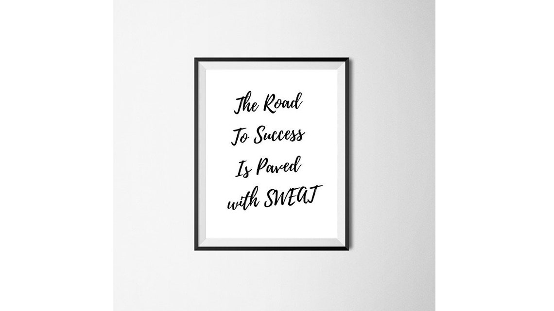 Gym Wall Art Motivational Print Inspirational Wall Art | Etsy