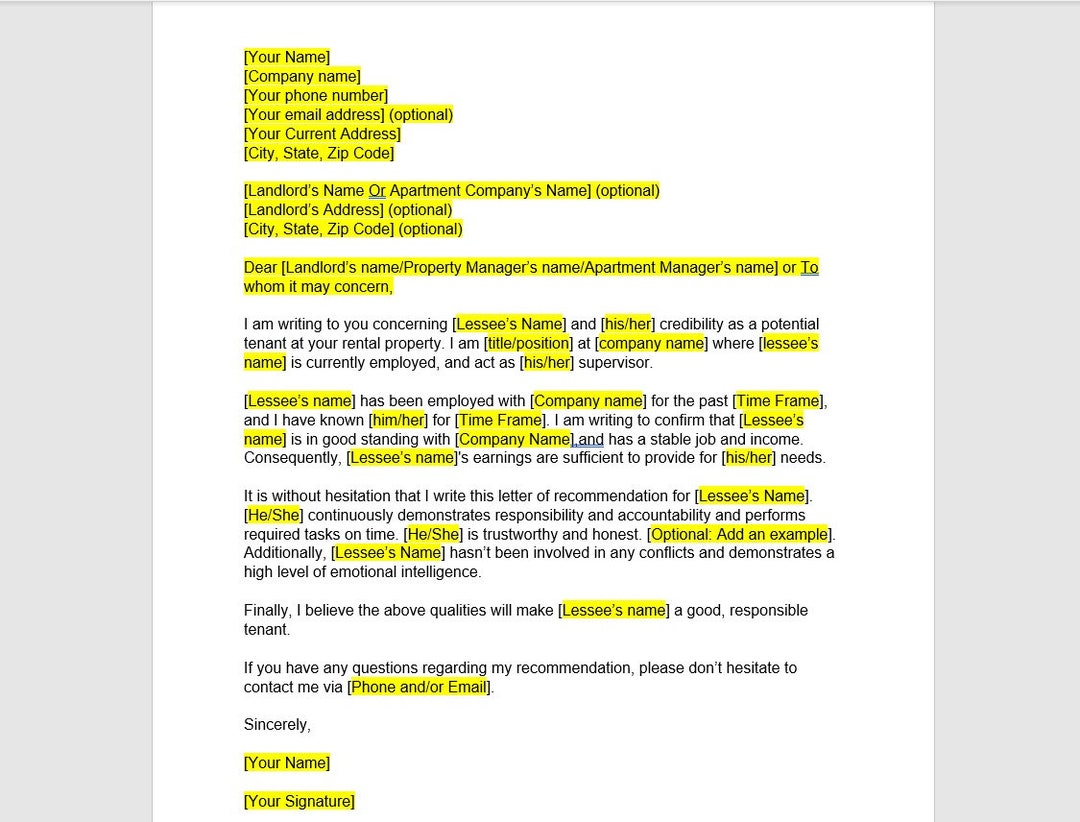 Rental Reference Letter Template, Rental Reference Letter , Rental Rental Reference Letter Template, Rental Reference Letter , Rental