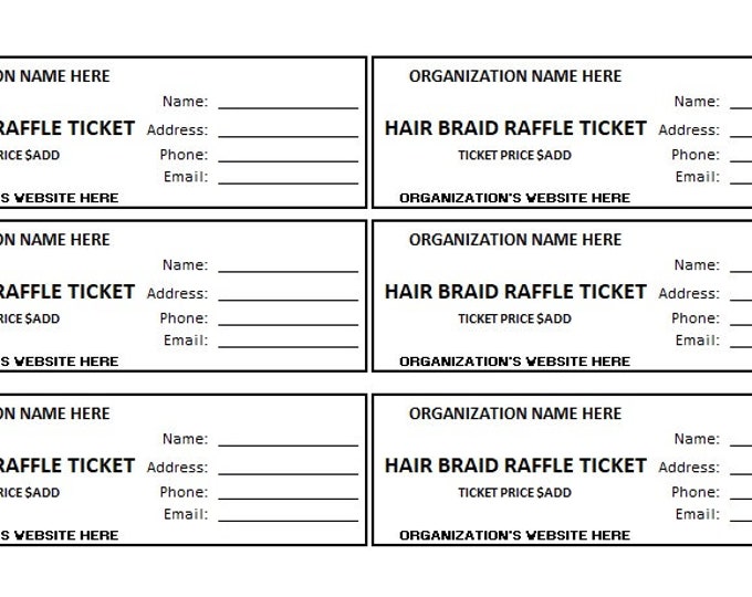 Hair Raffle This item is unavailable - Etsy
