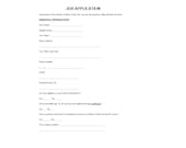 Employee Job Application, Job Application Template, Job Template, Word Template, Simple Template, Small Business Template