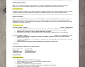 Minimalist Resume Template Word, Modern Resume and Reference Template for MS Word, Editable Resume, Professional Resume, Instant Download