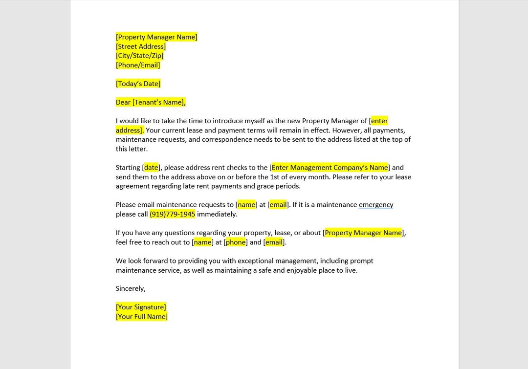 New Property Manager Introduction Letter Template New Property Manager new-property-manager-introduction-letter-template-new-property-manager