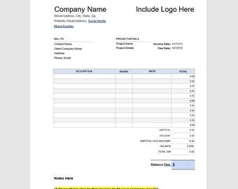 Freelancer Invoice Template, Freelance Invoice Template, Word Template Invoice, Word Template, Simple Invoice, Word Invoice