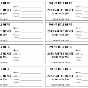 Druckbare Tombola Ticket, Enter to Win druckbares Ticket, druckbare Raffle Ticket Vorlage, Enter to Win druckbare Ticket Vorlage, Charity