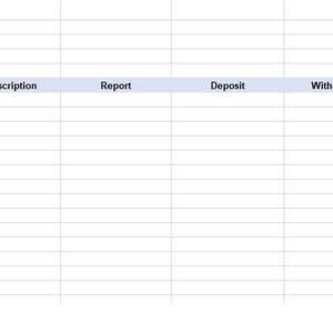 Banking Ledger, Banking Ledger Template, Bank Ledger, Bank Ledger Template, Simple Template, Excel Template, Editable Ledger