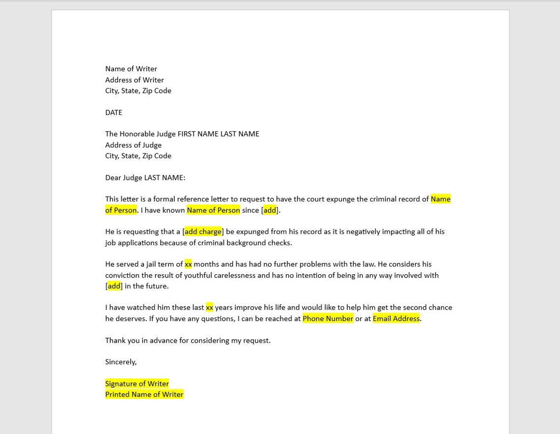 Expungement Reference Letter Template Expungement Reference Letter expungement-reference-letter-template-expungement-reference-letter
