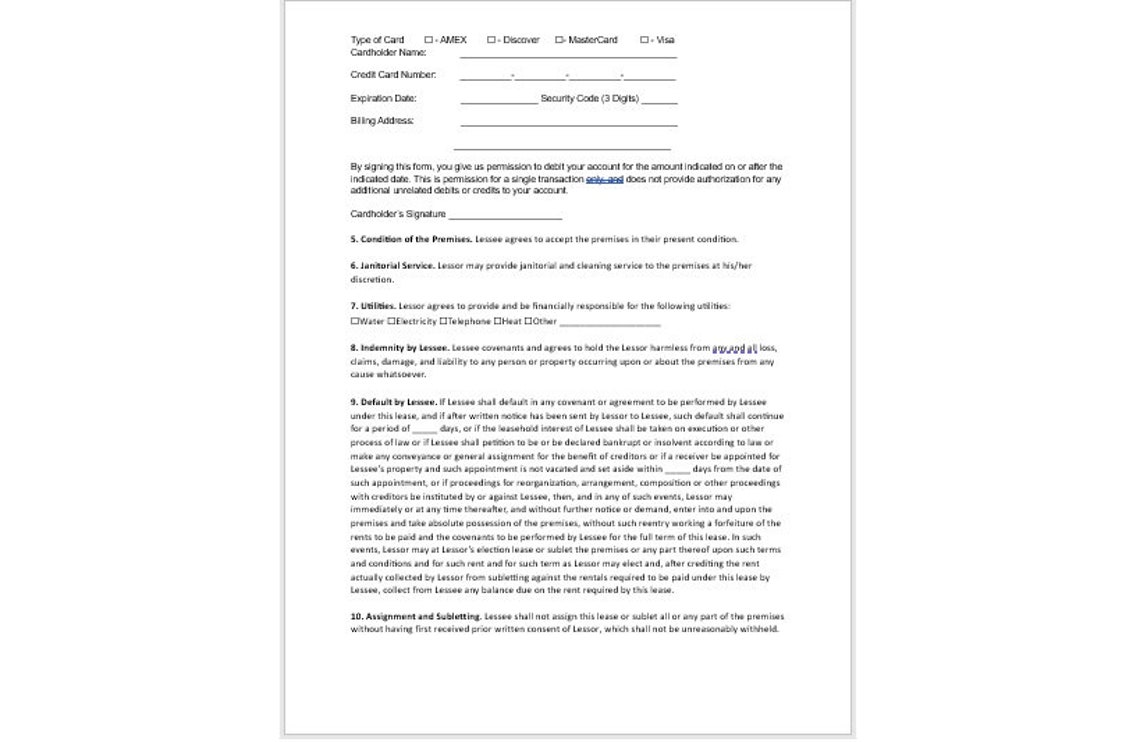 Barber Booth Rental Agreement, Barber Booth Rental Agreement Template